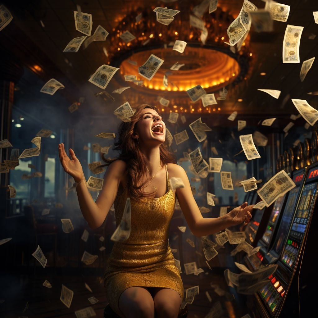 Responsible gaming reminder beside Big Wins content for adult users
